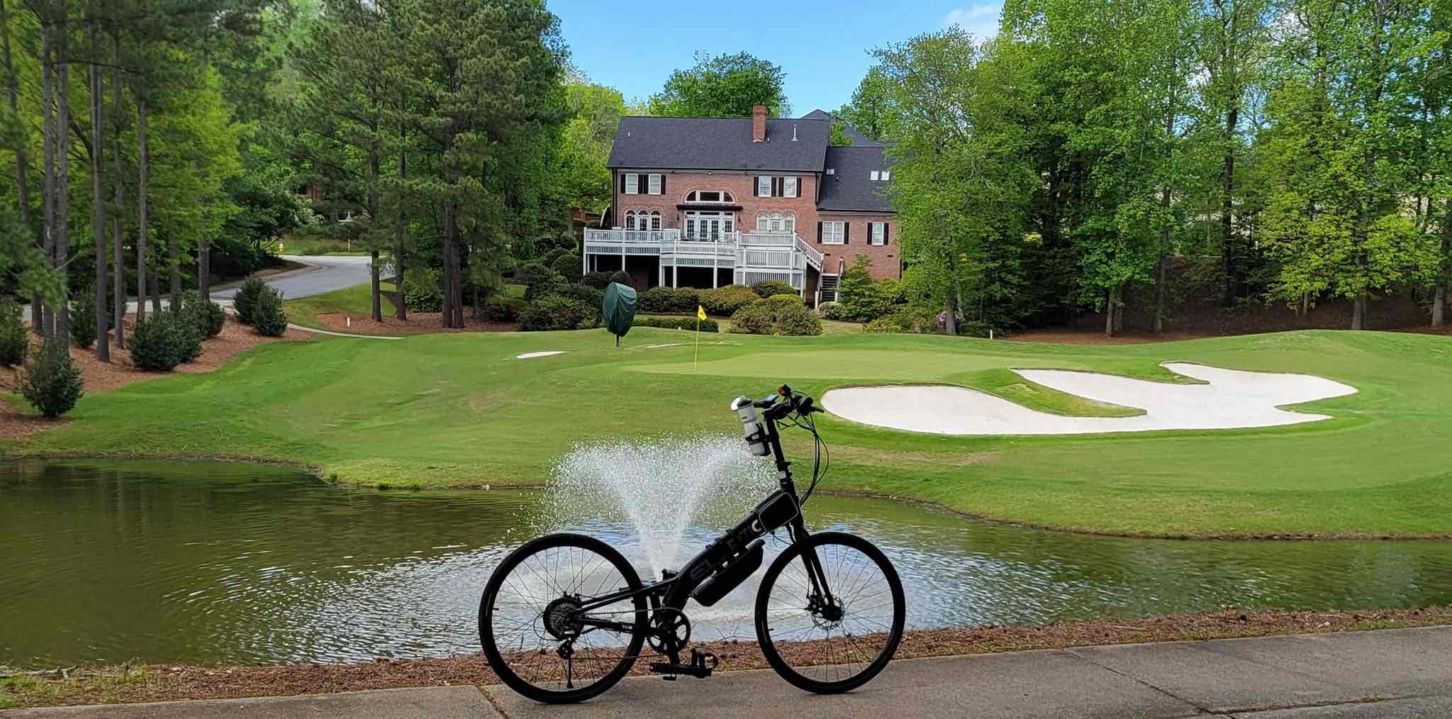 A 10 mile ride on almost every street in our Thornblade golf course community